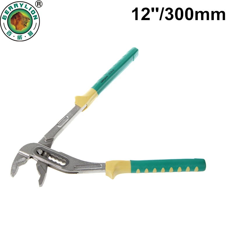 12 Inches BERRYLION плоскогубцы для водяного насоса 8 ''/10''/12 ''быстросъемный регулируемый гаечный ключ комбинированный мультизахватный водопроводчик ручные инструменты - Цвет: 12 Inches