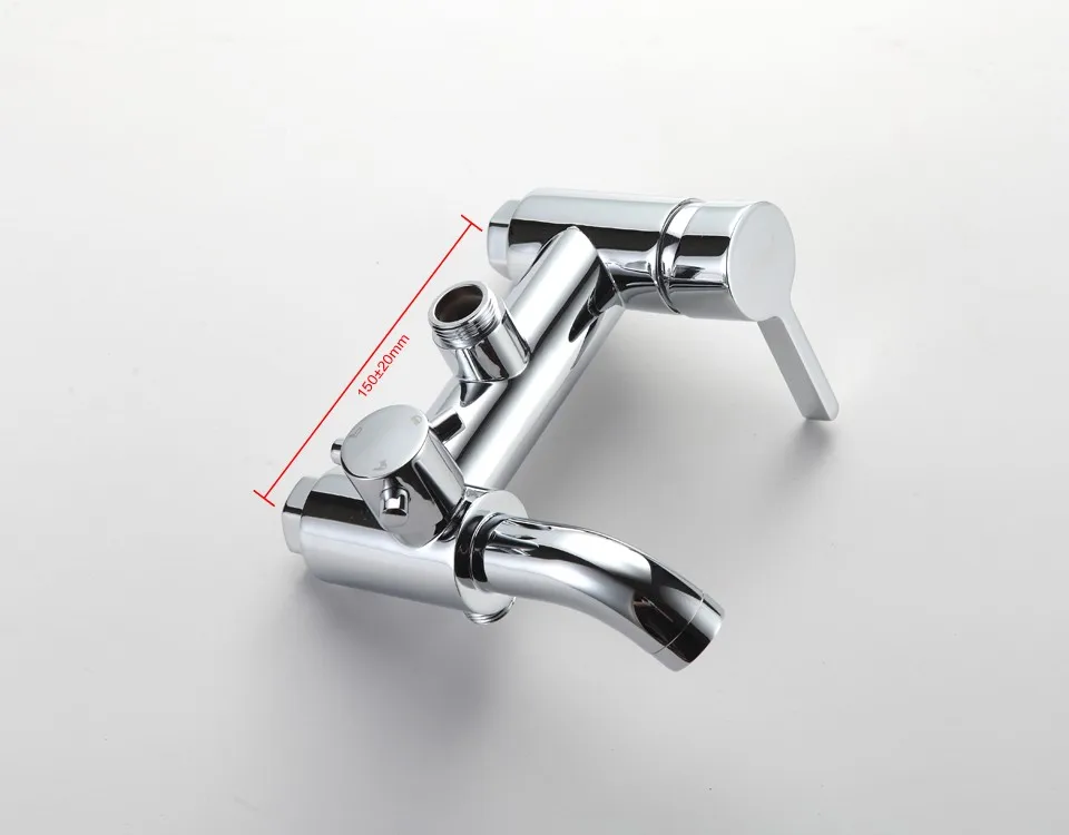 Frap High Quality Chrome Bath Shower Faucets Set Bathtub Mixer Faucet With Hand Sprayer Wall Mounted Bathroom Exposed Tap F2416