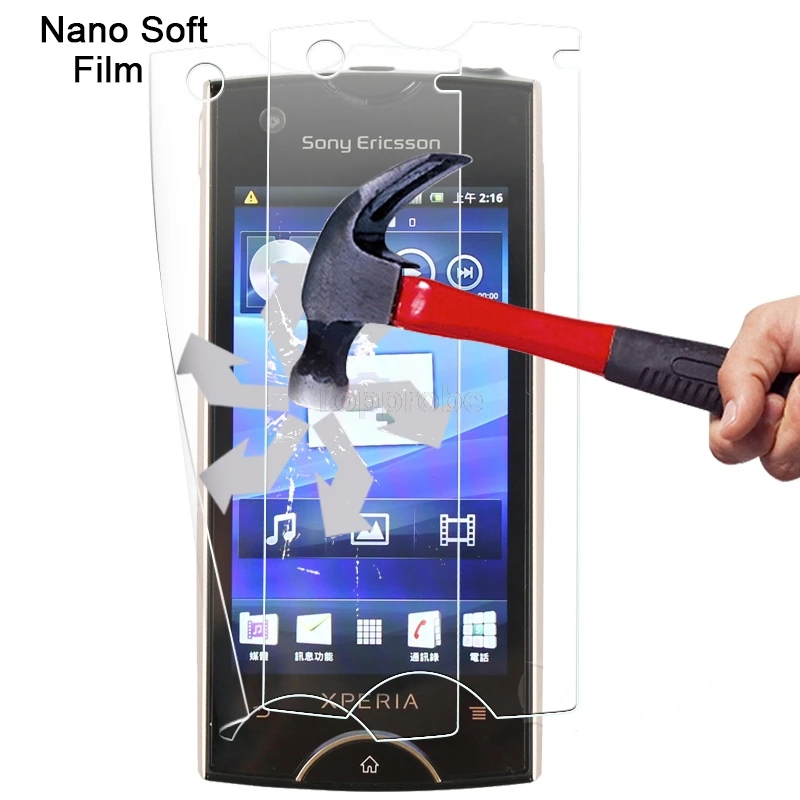 Водонепроницаемая Защитная пленка для экрана Sony Xperia Ray ST18i 3 &quotВзрывозащищенная