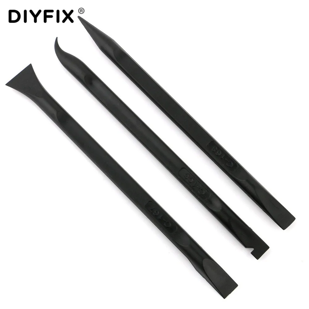 Антистатический пластиковый набор скребков DIYFIX 3 в 1 6 дюймов безопасная ручка для