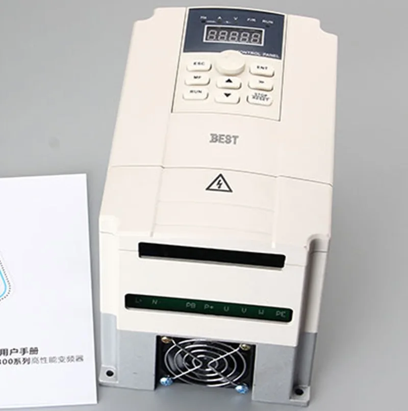 Лучший 4kw 5HP 1000HZ VFD инвертор Частотный преобразователь однофазный 220v вход 3-фазный