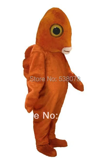 Оранжевый костюм талисмана рыбы Гарибальди морского животного в карнавальном костюме для сценических реквизитов, телевизионной рекламы и карнавала SW683.