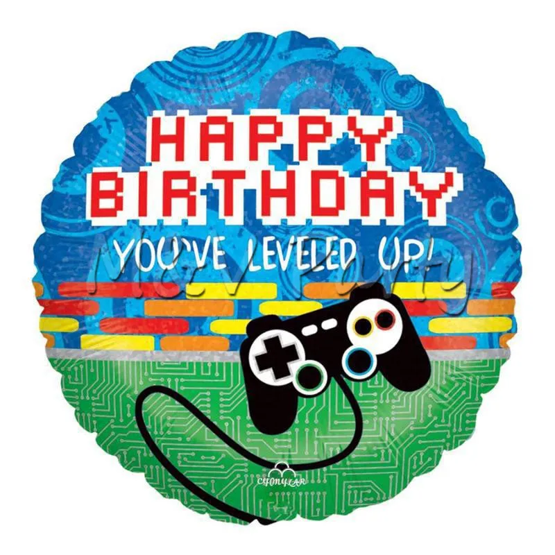 balloon 01 1pcs Мультфильм игра темативечерние Вечеринка одноразовая посуда Foli воздушный шар бумажные чашки тарелки скатерть игра для мальчиков украшения для вечерние - Цвет: balloon 01 1pcs