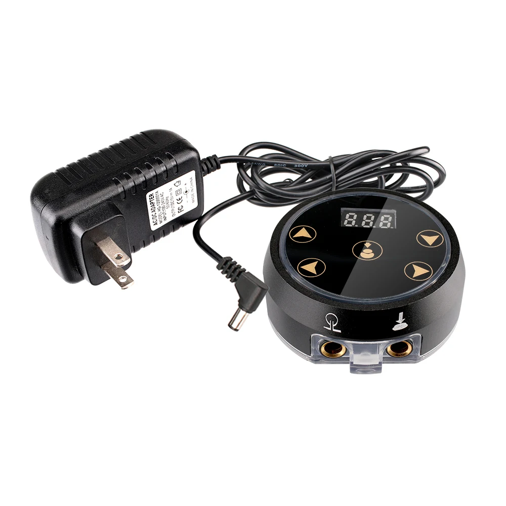 

New Professional Mini AURORA II LCD Tattoo Power Supply with Power Adaptor for Coil & Rotary Tattoo MachinesP178B