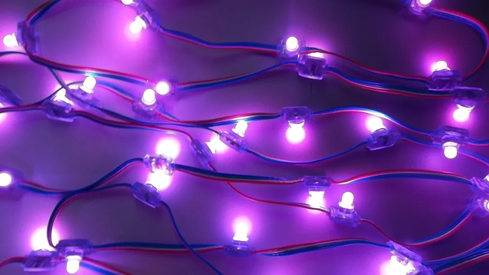 Плоской задней площадь Форма WS2801 Светодиодный модуль rgb пиксель света адресно-rgb
