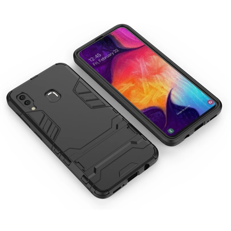 Для Samsung Galaxy A30/A 30 тонкий ударопрочный робот-Броня протектор гибридный прочный