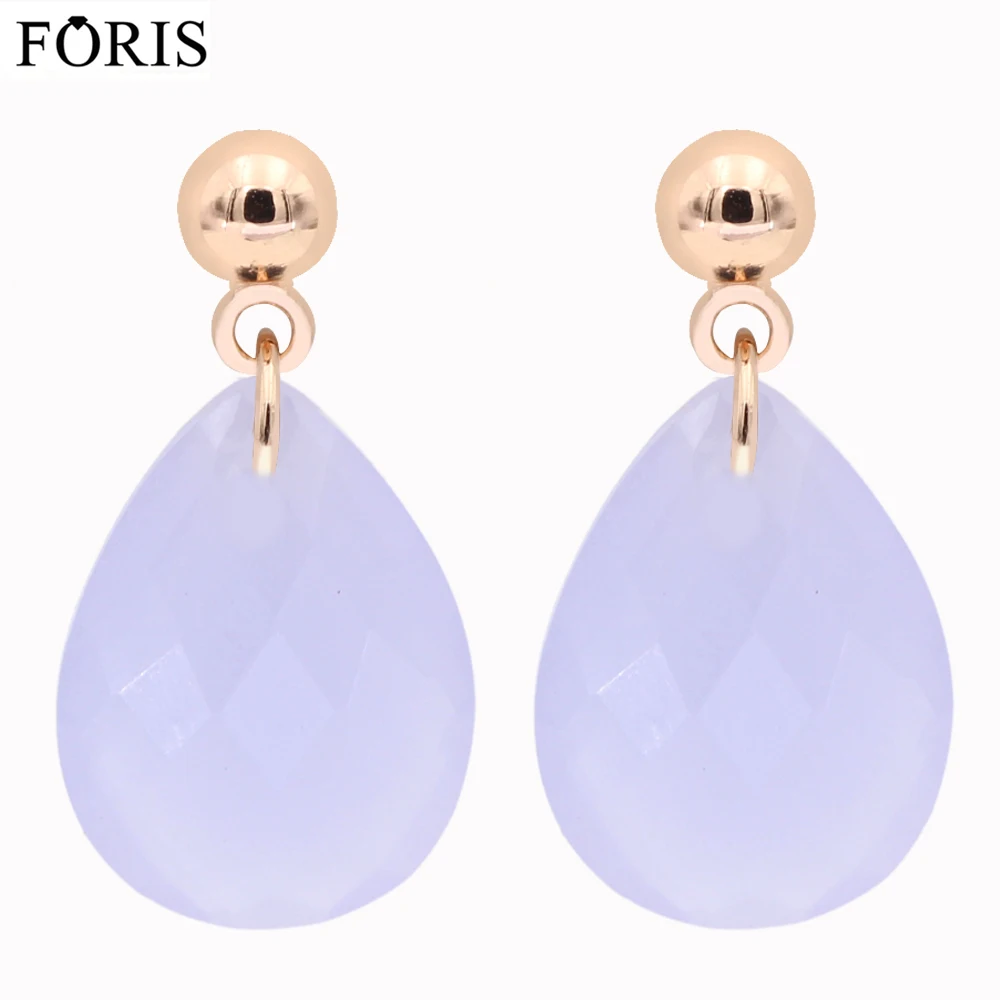 Брендовые украшения FORIS 7 цветов великолепные красивые серьги из розового золота