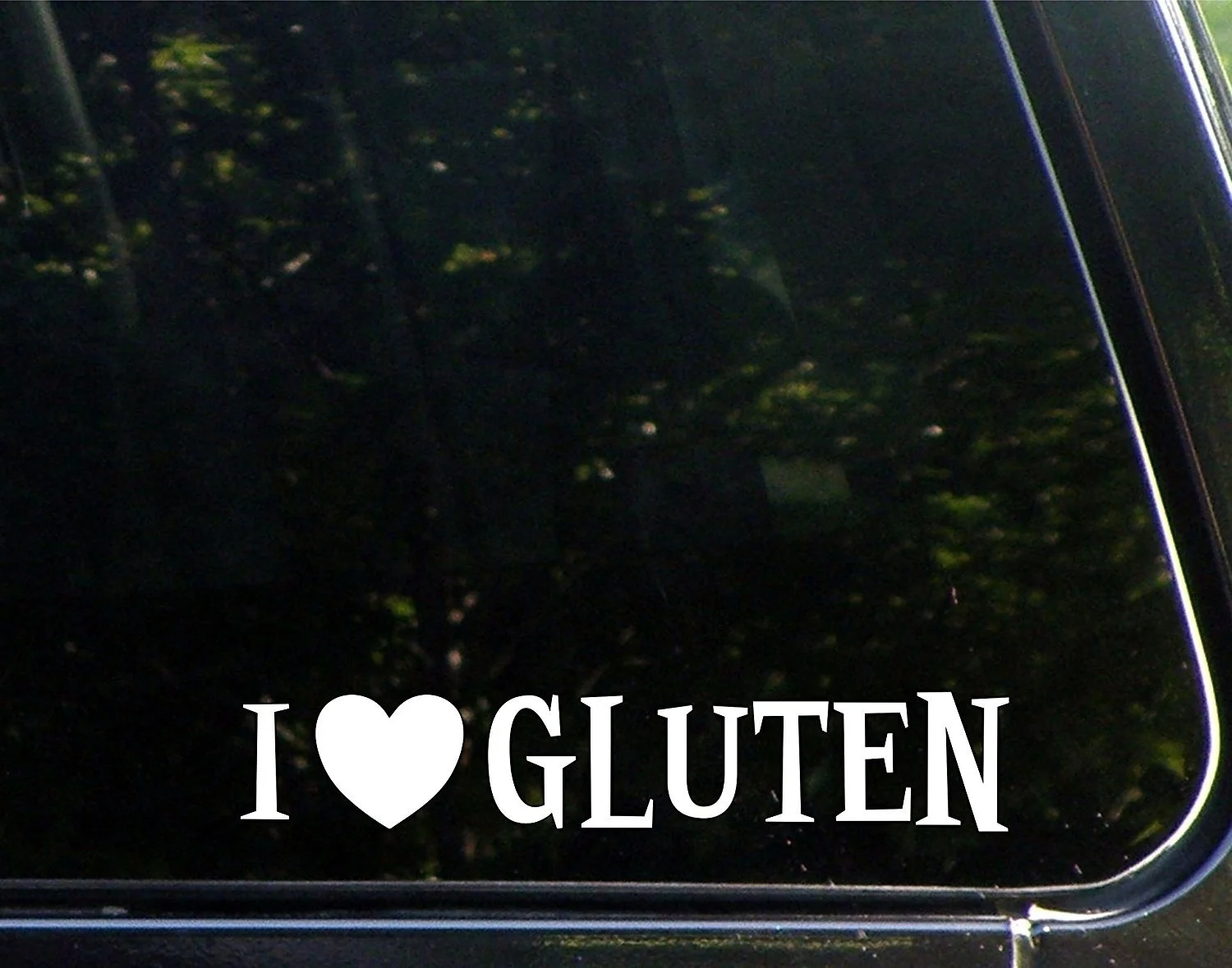 I Love Gluten 20 см Виниловая высекальная наклейка/наклейка для окон|Наклейки