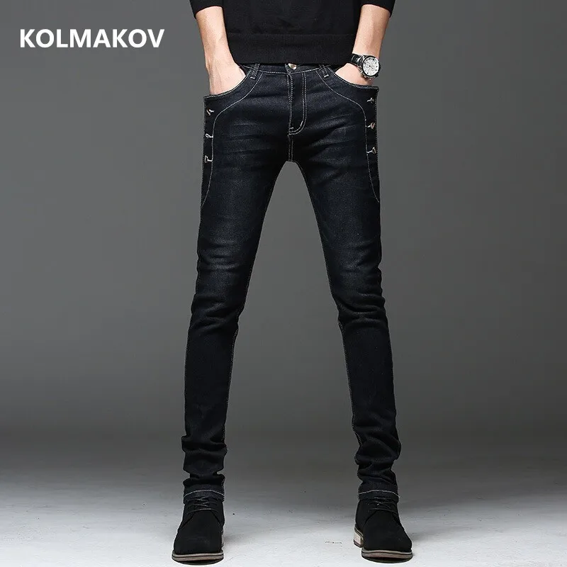 

2019 spring new arrival high quality casual slim jeans men ,men's pencil pants ,skinny jeans men Free Shipping