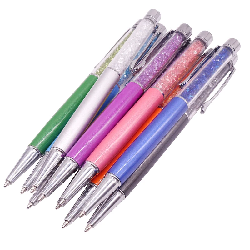 

Beautifully Crystal Ballpoint Pen Fashion Creative Stylus Touch Pen for Writing Stationery Office & School Customized Logo gift