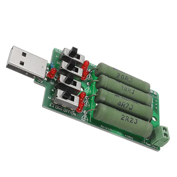 10 Вт 4 переключателя USB старение разрядник 15 видов проверка тока нагрузка