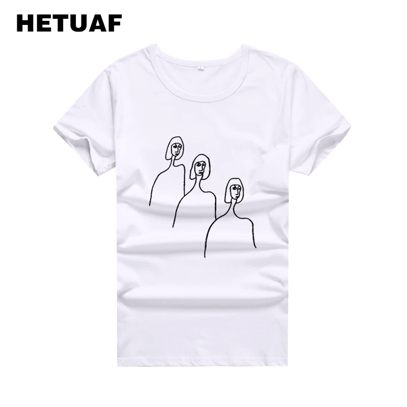 

HETUAF 2018 Cartoon Characters Graphic Tees Women Stylish Funny Summer Top Women T Shirt Femme Novelty Hipster Camiseta Mujer