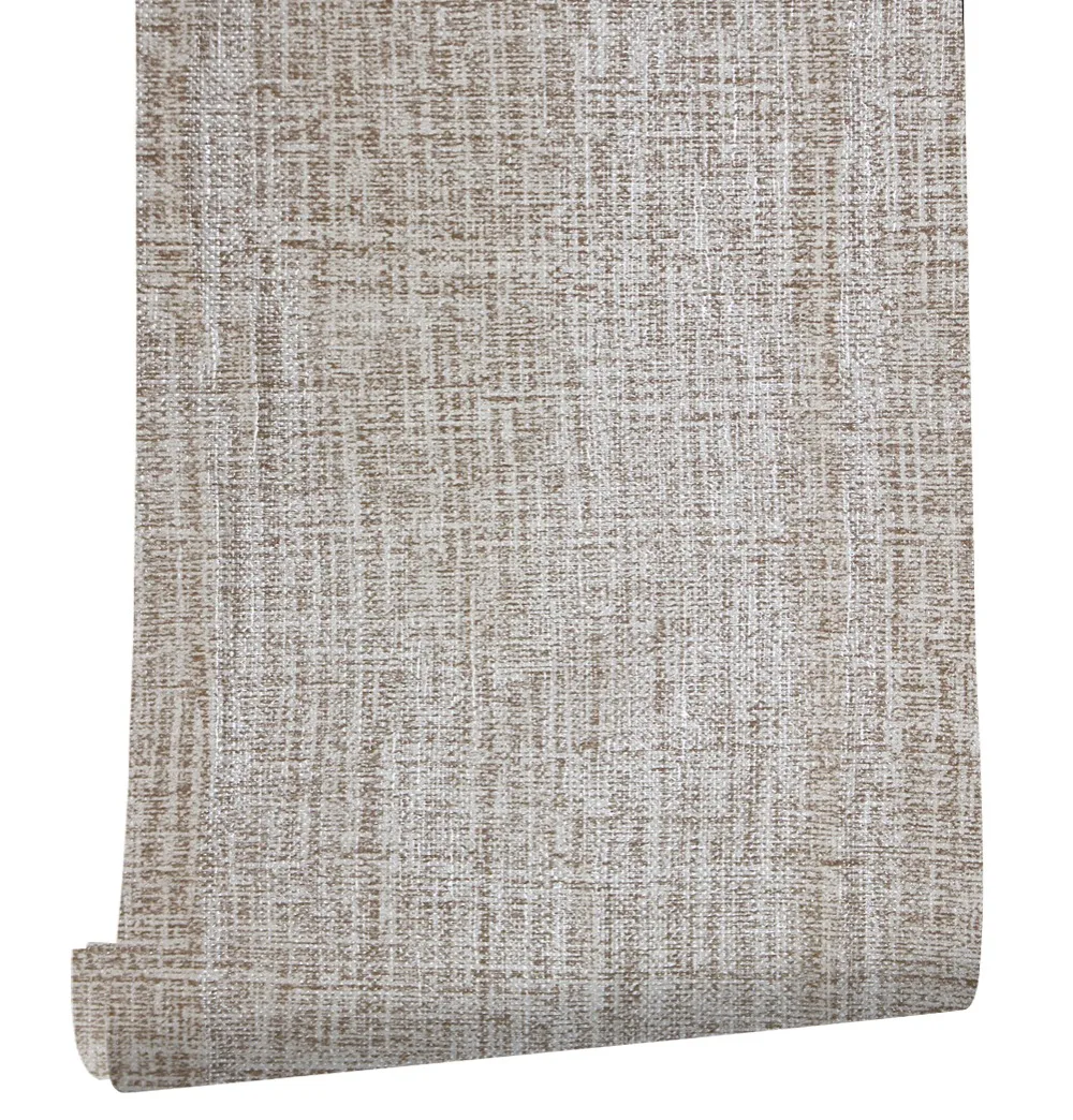 HaokHome искусственная Grasscloth палку корки Wallpape сплошной цвет серый лен самоклеющиеся контакт Бумага гостиная Спальня home decor