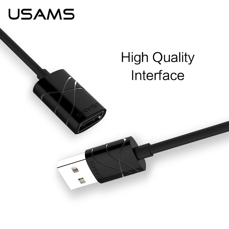Usams u гы серии 2 m высокая скорость usb расширение 2.0 кабель для Универсальный USB Порт
