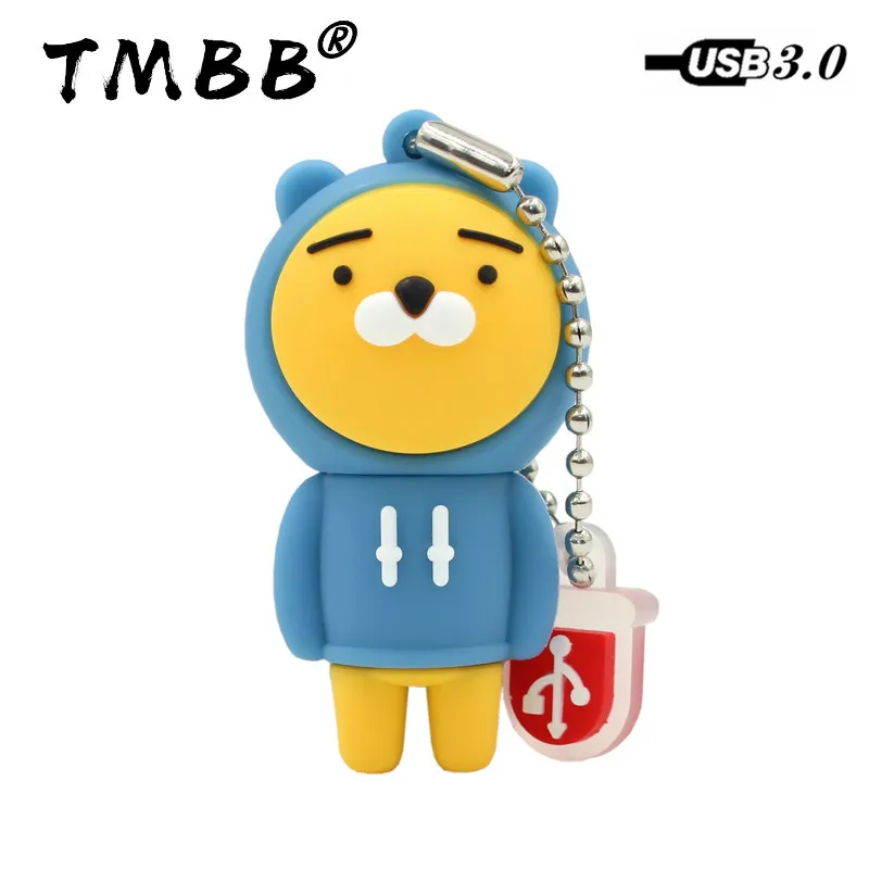 1. Fast USB 3.0 USB 3.0 Cartoon Creative lion USB Flash Drives 64G Mini Pendrive 128GB 32G 8GB 16GB 256G Memory Stick Pen Drive Flash disk Gifts - Цвет: 1. Fast USB 3.0