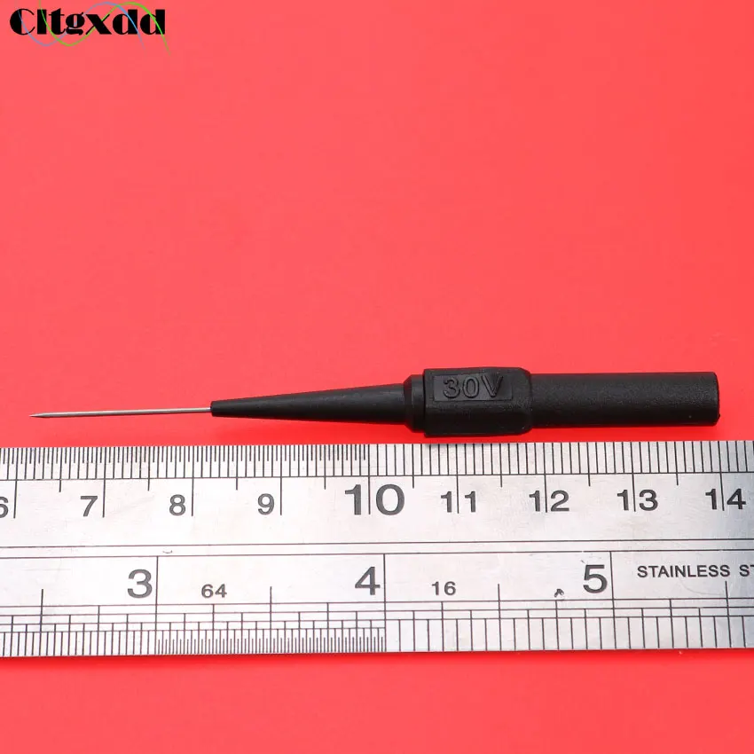 Cltgxdd 1PCS 4mm Jack Copper Test Lead Probe Stainless Steel Needle Multimeter Probes For Banana Plug | Обустройство дома