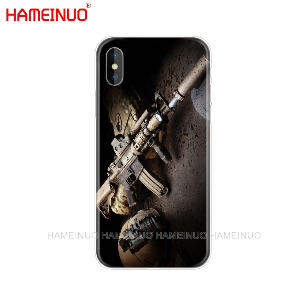 HAMEINUO,, хорошее оружие, винтовка, пистолеты, снайпер, пистолет, пуля, чехол для мобильного телефона, чехол для iphone X 8, 7, 6, 4, 4S, 5, 5S, SE, 5c, 6s plus - Цвет: 42630