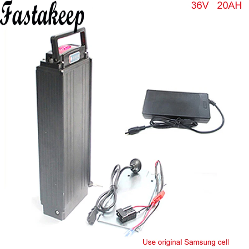 Задняя часть электровелосипеда батарея 36V 20Ah литий ионный аккумулятор для 1000w 500W
