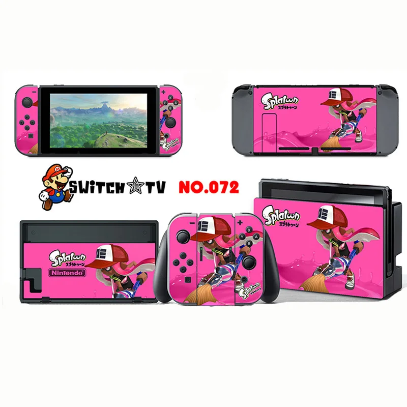 Виниловые наклейки для Pokemen/Zelda Decal Cover Набор для консольный переключатель Nintendo и Joy-Con Controlle - Цвет: 072