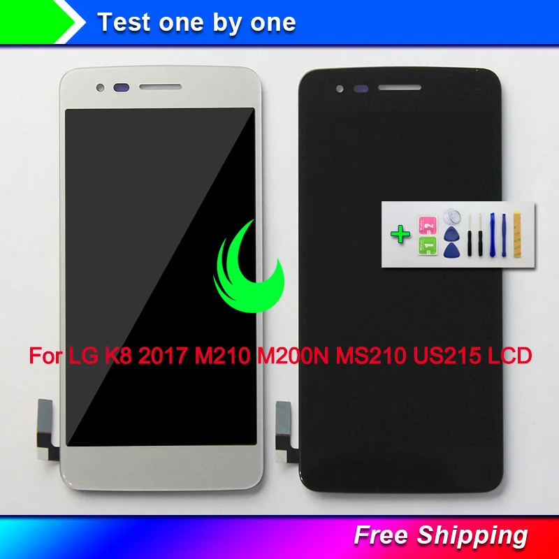 

5-дюймовый оригинальный дисплей для LG K8 2017 LCD Φ M210 M200N MS210 US215 ЖК-дисплей с рамкой для LG K8 2017 LCD