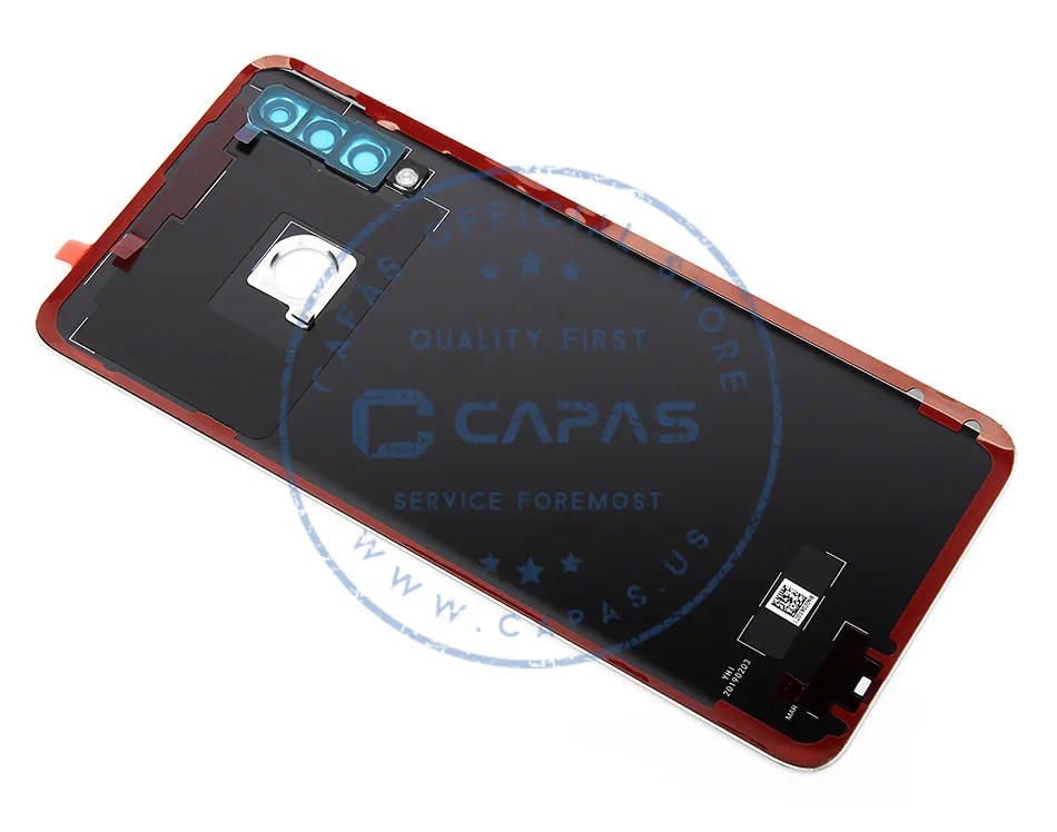 Для huawei P30 Lite крышка батареи+ камера Стекло Объектив 24MP/48MP для huawei nova 4e задняя дверь Замена Ремонт Запчасти