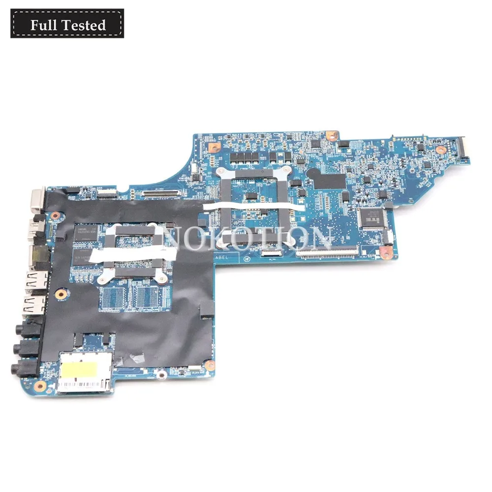 NOKOTION 665348-001 основная плата для HP Pavilion DV6 DV6-6000 Материнская плата ноутбука HM65 DDR3 HD7400M видеокарта тестирование