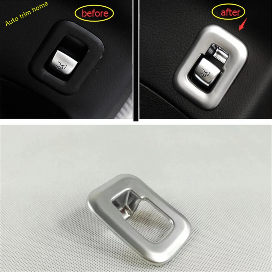 

Lapetus Rear Trunk Tailgate Door Switch Button Cover Trim Fit For Mercedes Benz GLC X253 2016 - 2021 / Auto Accessories
