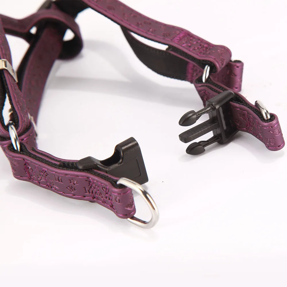 Harnesses For Small Medium Dogs Cats Pets Basic Halter Harness High Quality PU Leather Outdoor Walking YS0050 | Дом и сад