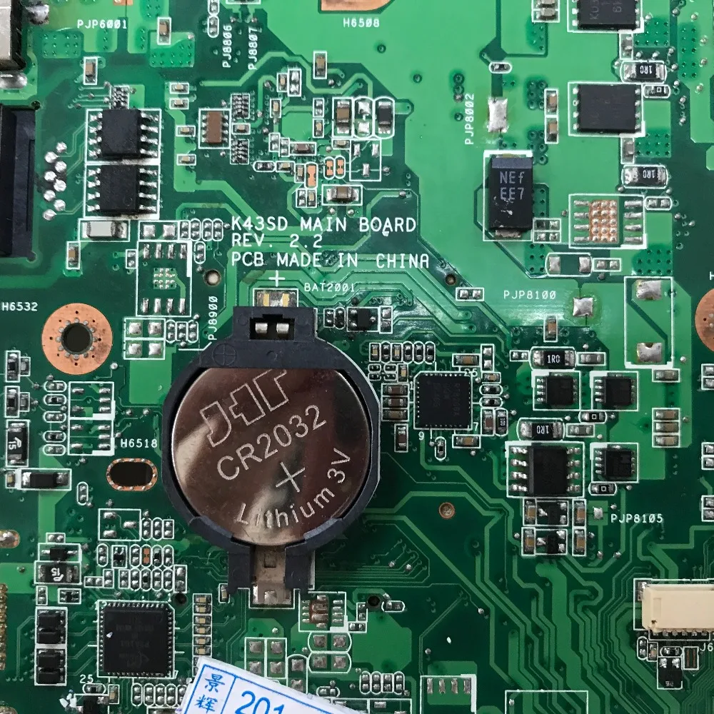 Материнская плата KEFU K43SD для ноутбука ASUS K43E A43E K43SV K43SJmianboard без GPU DDR3 | Компьютеры и