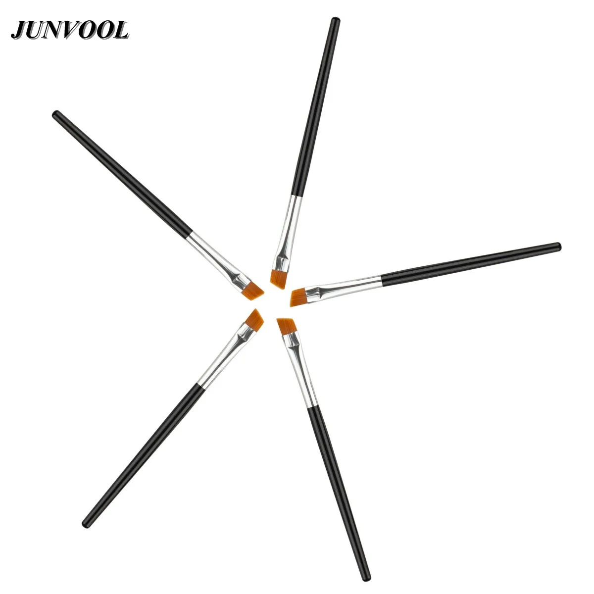 10 шт. кисти для подводки глаз бровей Профессиональный угловой подводка Кисть