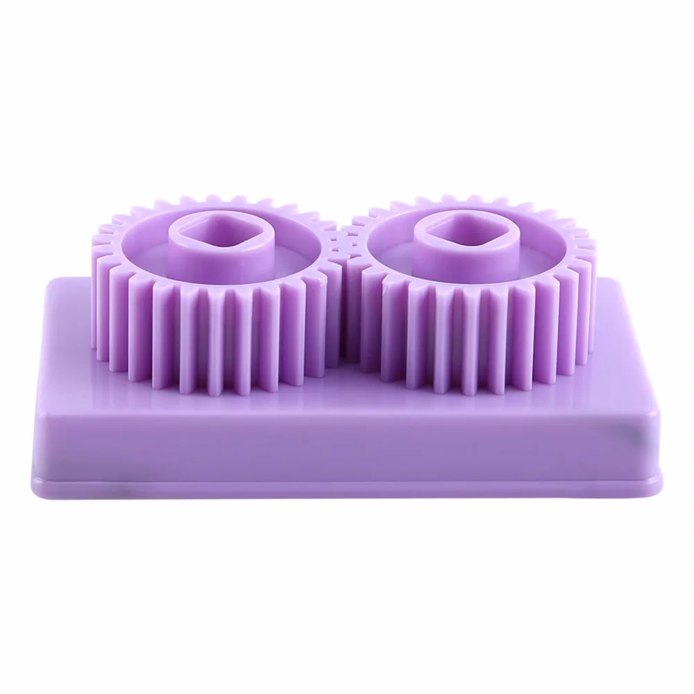 Фиолетовый пластиковый рюш бумаги щипцы машины для обжима поделок из