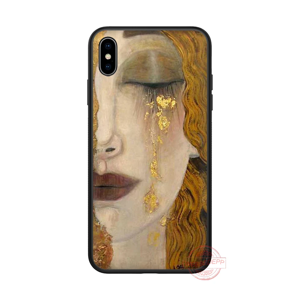 WEBBEDEPP Gustav Климт Мягкий силиконовый чехол для телефона iPhone 5 6 7 8 Plus X XS XR Max.11 11peo 11proMax