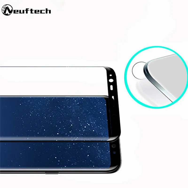 3D изогнутые закаленное Стекло для samsung galaxy s8 S9 плюс Примечание 8 Экран защитный