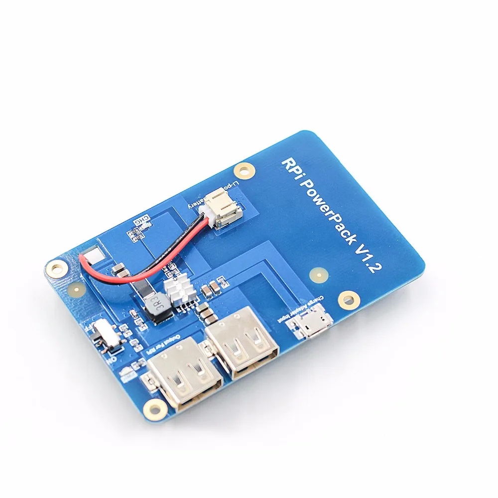 Плата расширения литиевого аккумулятора с переключателем для Raspberry Pi 3 2 Модель B 1