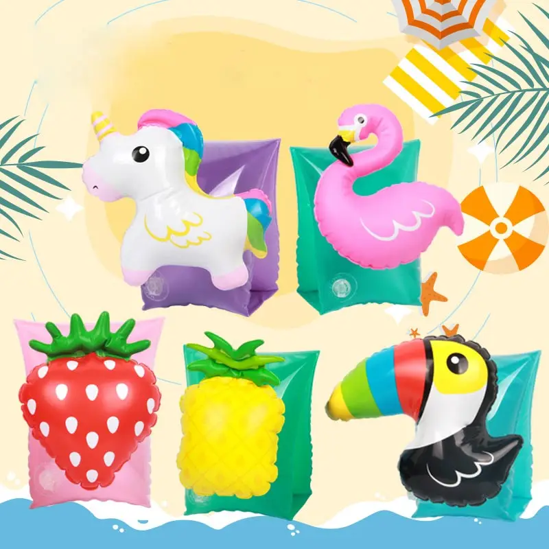 Детские Плавание ming рукавом мультфильм руку Float клубника ананас двойной водителя надувная лодка безопасности рукава высокое качество Плавание потребностей