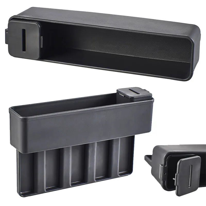 New Storage Box Car Organizer Seat Gap PP Resin Case Pocket Side Slit for Wallet Phone Coins Cigarette Keys Cards | Дом и сад