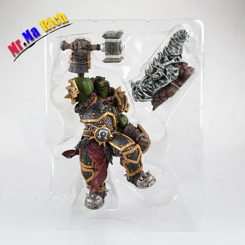 Gioco Wow Orc Warchief Thrall Premium Серия 2 ПВХ фигурка Da Collezione Modello Ben Imballato Senza Scatola | Игрушки и