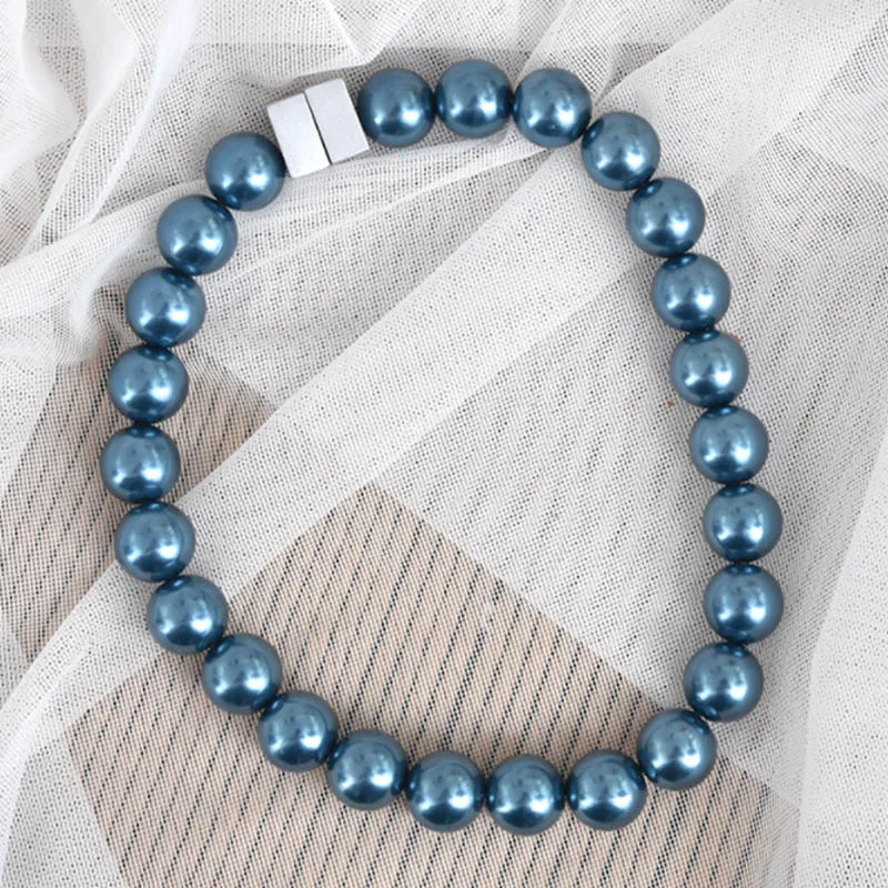 royal blue Свободная стяжка для штор, задняя Пряжка, магнитная установка, персональная дикая ABS драгоценность, ремни, зажим, занавес, ремень, аксессуары - Цвет: royal blue