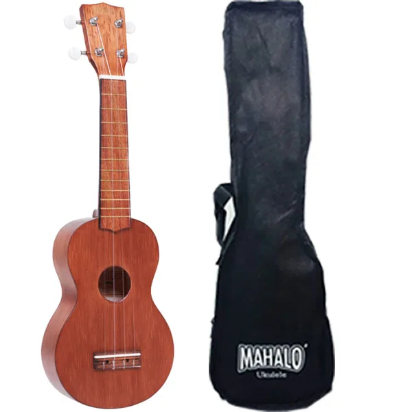 Mahalo MK1TBR Ukulele soprano with case color Transparent Brown series Kahiko | Спорт и развлечения