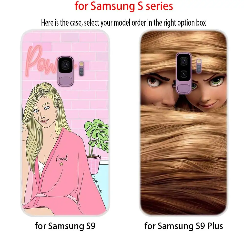Мягкий силиконовый чехол для Samsung S20 S11 S10 S9 S8 Plus lite 11e 10e S7 S6 5G Best Friends Girl|Бамперы| |