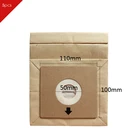 5 шт. Универсальные мешки для сбора пыли пылесоса сумки 11x10 см подходит для Philips Electrolux LG Haier Samsung и т. д