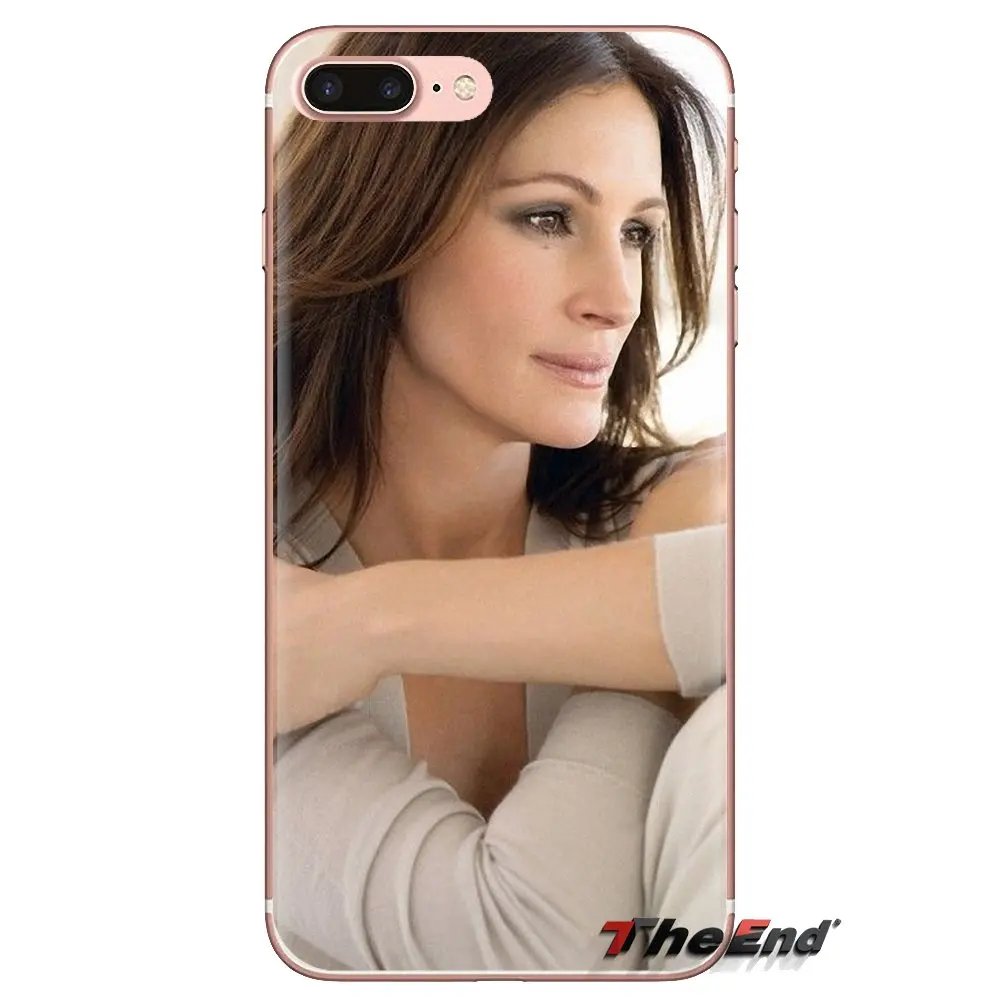 Для LG G3 G4 Mini G5 G6 G7 Q6 Q7 Q8 Q9 V10 V20 V30 X Power 2 3 K10 K4 K8 2017 TPU Прозрачный чехол Julia Roberts волосы и