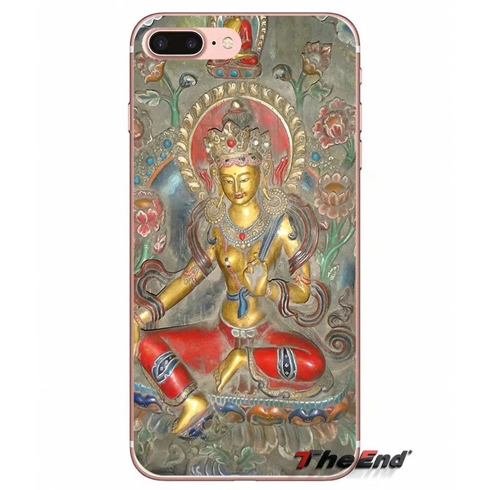Будда Шакьямуни для iPhone X 4 4S 5 5S 5C SE 6 6S 7 8 Plus Samsung Galaxy J1 J3 J5 J7 A3 A5 2016 2017 прозрачный