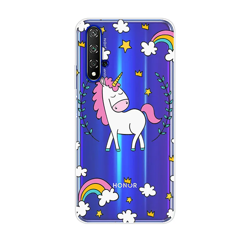 24 Мультяшный чехол для Huawei Honor 20, чехол для Honor 20, Мягкая силиконовая задняя крышка, чехол для телефона Huawei Honor 20 lite Honor20 Pro - Цвет: 24