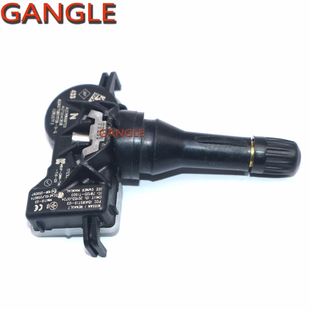 Датчик давления в шинах для 2016 2017 2018 Nissan Armada Qashqai II Leaf Renault TPMS датчик 40700 4CB0B 407003VU0A 433