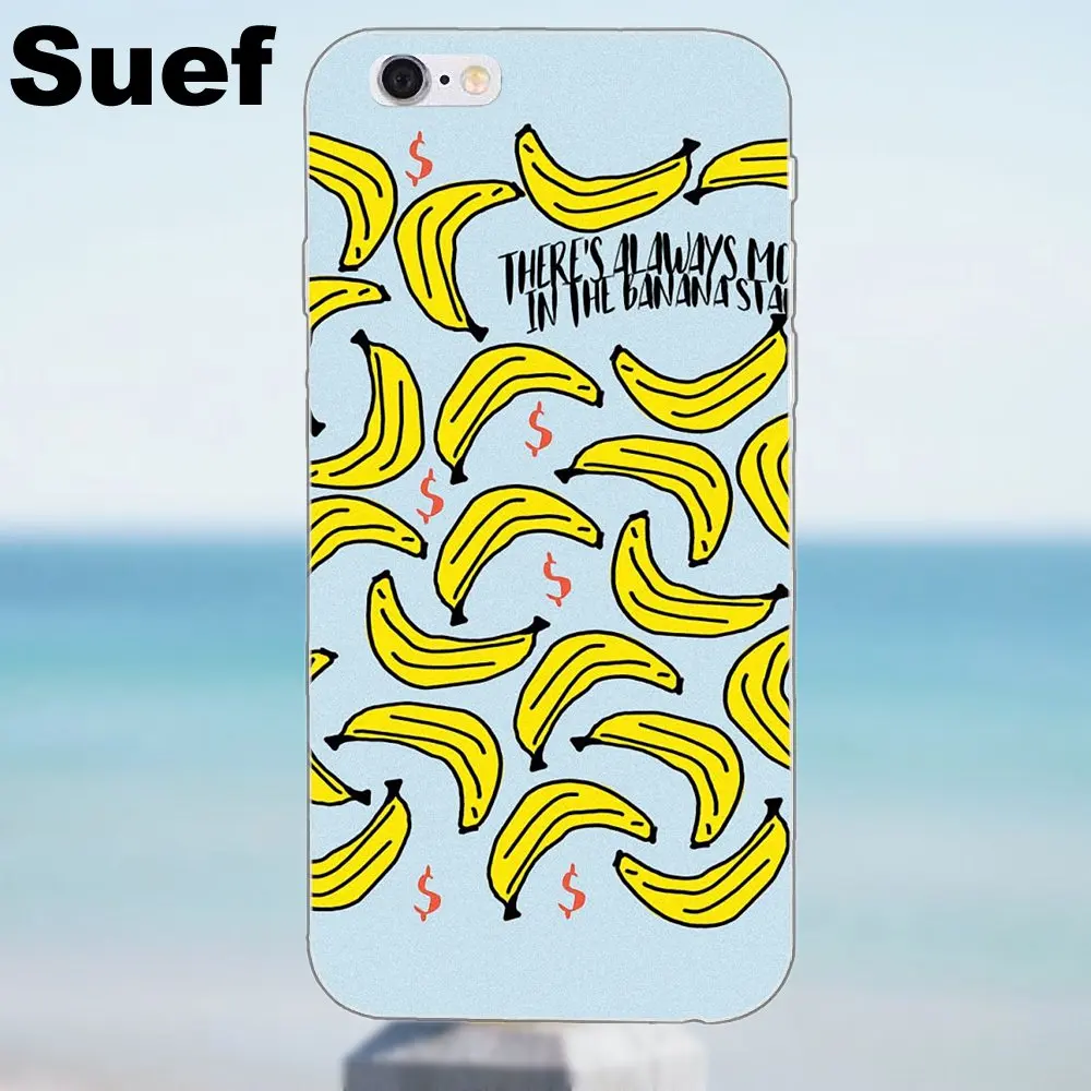 Suef для iPhone 4 4S 5 5S 5C SE 6 6S 7 8 Plus X Samsung Galaxy J1 J3 J5 J7 A3 A5 2016 2017 мягкий узор телефон Фрукты