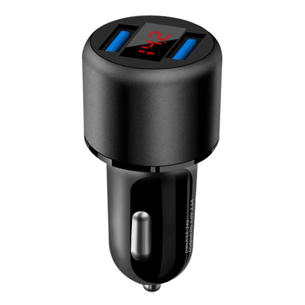 Универсальный цифровой дисплей двойной usb порты мобильный 060 DC 5 V 3.1A телефон
