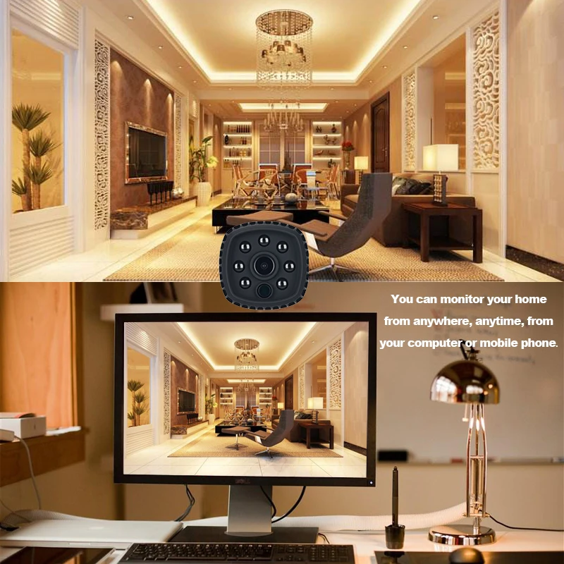 FHD 1080P Мини камера беспроводная wifi мини ip ночного видения маленькая микро