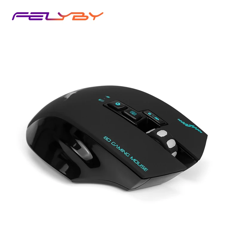 FELYBY USB беспроводная мышь игровая с защитой от отпечатков пальцев прочная