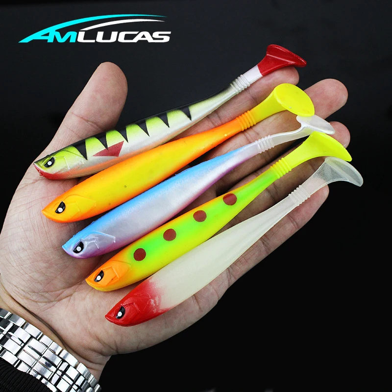 Amlucas 1 шт. мягкая трехмерная приманка SWIN для рыбной ловли 10 г/12 см Мягкая черви